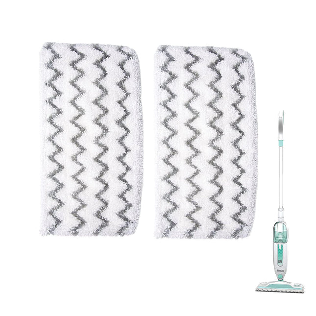 2 Pack Steam Mop Pads For Shark S1000 S1000A S1000C S1000Wm S1001C Steamer Mop Pads ，Washable Microfiber Mop Pads For All Hard Floors