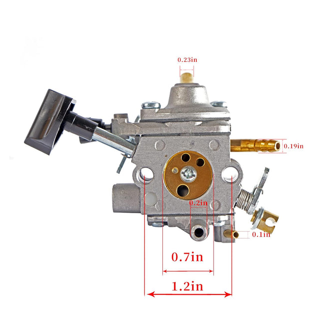 Mikatesi 4282-120-0606 BR600 Carburetor Carb Kit for Stihl BR500 BR550 BR 500 550 600 Backpack Blower Leaf Blower Parts Replaces Zama C1Q-S183 C1Q-S184 4282-120-0607 4282-120-0608