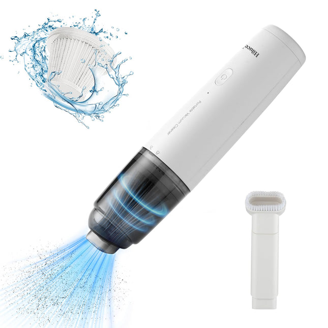 Handheld Car Vacuum Cleaner, Portable Cordless Car Vacuum Cleaner With 9000 Pa Usb Rechargeable 2 Speeds, Lightweight Mini Vacuum,Car Accessories Kit Of Car Interior For Carstairspet Hair