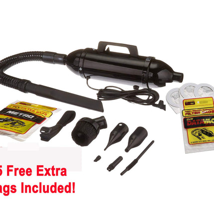 Metro Vac Electric Datavac Pro Series Vac N Blo Model Mdv1Ba Computer Vacuum Blower Cleaner Duster Made In The Usa Includes 5 Bonus Bags 1