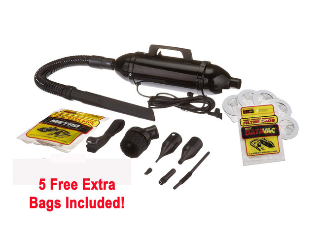 Metro Vac Electric Datavac Pro Series Vac N Blo Model Mdv1Ba Computer Vacuum Blower Cleaner Duster Made In The Usa Includes 5 Bonus Bags 1
