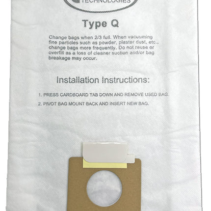 Envirocare Allergen Vacuum Bags Designed To Fit Kenmore Canister Type C Or Q 50555, 50558, 50557 And Panasonic Type C5 15 Pack