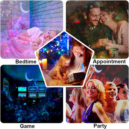 Star Projector, TRAALL 4 in 1 Galaxy Projector with Bluetooth Speaker & Timer, Remote&Voice Control, 18 Lighting Effects, Unique Sky Star Projector Night Light, Christmas Decorations for Kids Adults