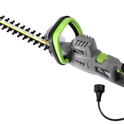 Earthwise CVP41810 7 10" Handheld Saw-4.5 Amp 17" Pole Hedge Trimmer 4-in-1 Multi Tool, Chainsaw, Grey