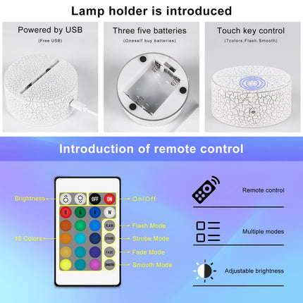 Stitch Night Light,Stitch Lamp with Remote & Smart Touch 16 Colors Changing Dimmable Anime Table Lamp, as Perfect Birthday Xmas Stitch s for Boys and Girls