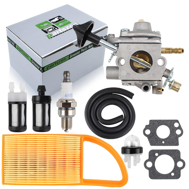 partszen Carburetor for Stihl BR500 BR550 Backpack Leaf Blower Parts for Zama C1Q-S183 with Air Filter Fuel Line Carb Tune Up Kit