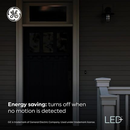GE LED+ Motion Sensor LED Light Bulbs, 12W, Outdoor Security Lights, A21 Bulbs, Warm White, Great Christmas s for Men, Holiday for Women, Perfect Dad s (2 Pack)