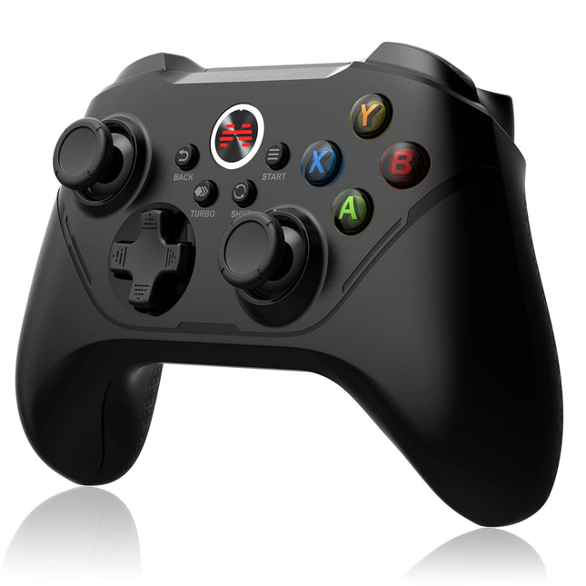 Asura 2 Pro PC Game Controller Wireless Gamepad Hall Effect Trigger Joystick For Windows 7 8 10 11,Android TV,Steam,Tesla,Simulator,with Programmable M Buttons (Black)