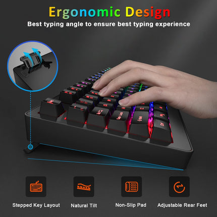 Wireless Gaming Keyboard and Mouse Combo, Long Lasting Rechargeable Battery 87 Keys RGB Rainbow Backlit Gaming Keyboard & Ergonomic Light Up Gaming Mice for Mac Laptop Computer PC Gamer