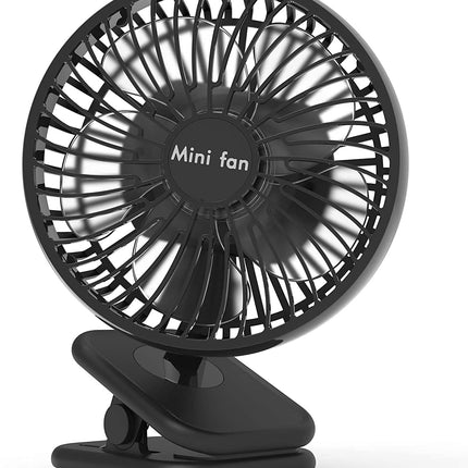 Comlife 6Inch Clip On Fan,10000Mah Battery Operated With Max 53H Work Hours For Power Outage, 4 Speeds, Fast Air Circulation