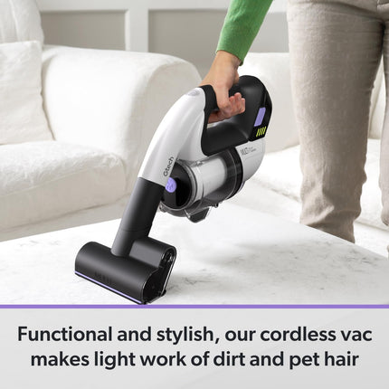 Gtech Atf061 Multi Platinum Cordless Handheld Vacuum Lightweight And Scented 30 Mins Runtime, Whitepurple