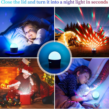 Disco Ball Lights Battery Operated Party Lights Sound Activated DJ Lights Rechargeable Portable for Outdoor Indoor Disco Light for Home Room Car Graduation Party Decorations Halloween Christmas
