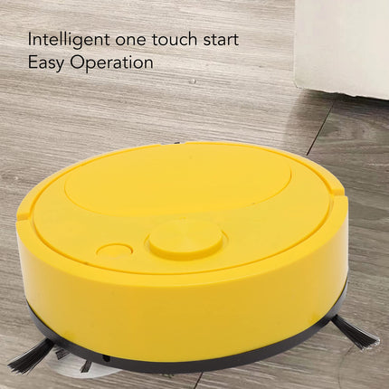 Pwshymi Robot Vacuum Cleaner Multifunctional Usb Charging Mini Smart Sweeping Robot For Wooden Flooring Tile Carpetyellow Roboticvacuumcleaner Tangle Low Noise Automatic