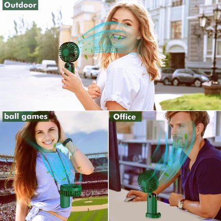 Portable Fan, Hand Held Fan Mini Usb Fan Personal Fan Travel Fan Rechargeable Fan Foldable Small Fan Desk Fan 5000Mah 5 Speeds