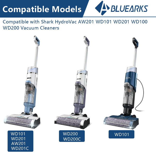 Brush Roll And Foam Filter For Shark Hydrovac Aw201 Wd101 Wd201 Wd100 Wd200 Corded And Cordless Xl 3In1 Vacuum Cleaners, For Shark Vacmop Pads & Hydrovac Cleaning Solution