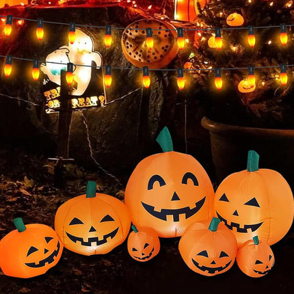 C7 25 Pack Orange LED Light Bulbs, Ceramic C7 Light Bulbs for Christmas Halloween Lighting, Outdoor C7 String Lights, C7/E12 Candelabra Base, 0.6 Watt