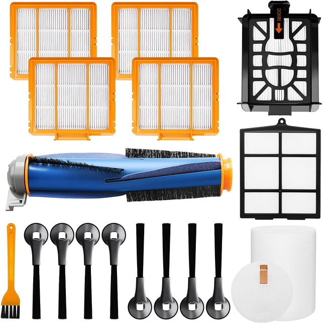 Rv2502Ae Parts For Shark Ai Rv2502Ae Av2501S Av2501Ae Rv2520Aous Av2510Aous Av2511Ae Rv2610Wa Av2610Wd Accessories Kit With Main Brush, Filters, Foam Filters, Primary Filter, Side Brushes
