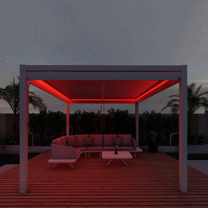 16.4FT Neon Lights Red, LED Flexible Linkable Waterproof Strip Rope Lights for DIY Sign Living Gaming Room Bedroom Bars Wall Party Wedding Christmas Indoor Outdoor Décor