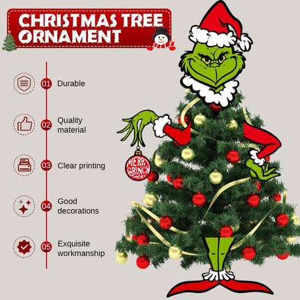Merry Christmas Decorations for Christmas Tree Topper Christmas Decor Christmas Decorations and Supplies for Home Party