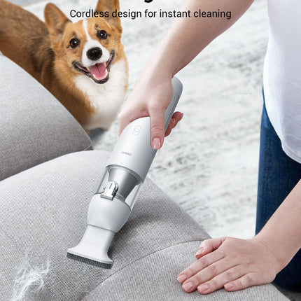 Cafele Mini Vacuum Cordless Handheld Vacuum 6000Pa Dual Suction For Quick Cleaning, Portable Car Vacuum Cleaner With 7500Mah Rechargeable Battery, Small Hand Held Vacuum Wireless For Home Office