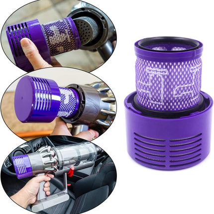 d Version 3 Pack Hepa V10 Filters Compatible With V10 Cyclone Series, V10 Absolute, V10 Animal, V10 Total Clean, V10 Motorhead, Sv12, Part No. 96908201, Washable And Reusable