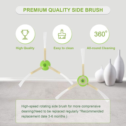 19 Pack Parts Compatible For Roomba J7 J7+Plus E5 E6 E7 I7 I7+ I3 I3+ I4 I4+ I6 I6+ I8 Vacuum Cleaner, Replenishment Kit 3 Set Roller Brushes,8 Filters,8 Side Brushes, Tools