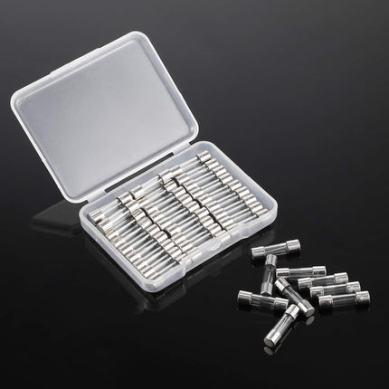 40 Pieces Replacement Fuses for Christmas Lights C9, C7 and G40 Fast-Blow Glass Fuse 5 Amp 110/ 125V TS-C7 Glass Fuses Fast Acting Cartridge Fuse Quick Blow Glass Tube Fuse 0.2 x 0.78 Inch (5 x 20 mm)