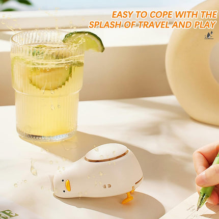 Duckling Neck Fan With 360° Airflow, Portable HandsFree Small Usb Fan Rechargeable Battery Powered Personal Mini Cooling Fan
