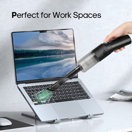 Portable Mini Car Vacuum Cleaner, High Power Cordless400G Handheld Rechargeable Vacuum Cleaner For Desk V06