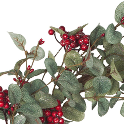 18 Inch Christmas Wreath Christmas Decorations with Berries Winter Wreath