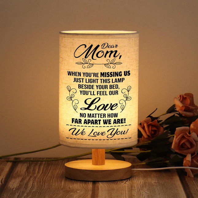 WSYEAR Christmas Birthday s for Mom from Daughter Son-Table Lamp Mom s from Daughters Night Light Anniversary Presents for Mother Women