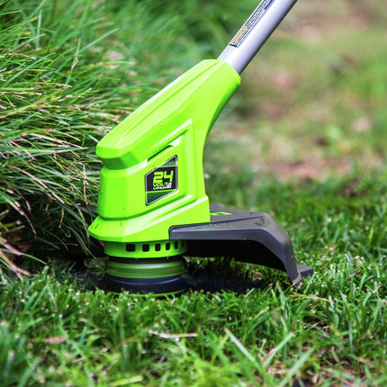 Greenworks 24V 10-Inch Cordless String Trimmer, Battery Not Included ST24B01