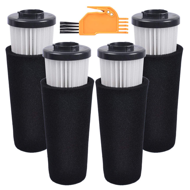 Keepow F112 Filter Odor Trapping Compatible With Dirt Devil Endura Ud20124 Ud70355B Ud70187 Ud70186 Ud70181 Ud70167P Ud20120Nc Ud70161 Ud70171 Ud70174 Ud70174B Ud70164 Ud70182, 4 Pack