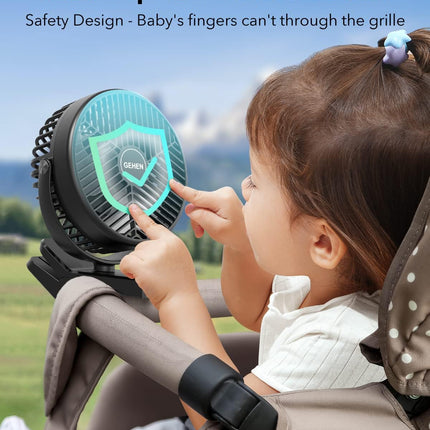 Portable Clip On Fan, Cordless Small Fan, Rechargeable Personal Fan, 10000Mah Battery Operated Desk Fan, Small Table Fan