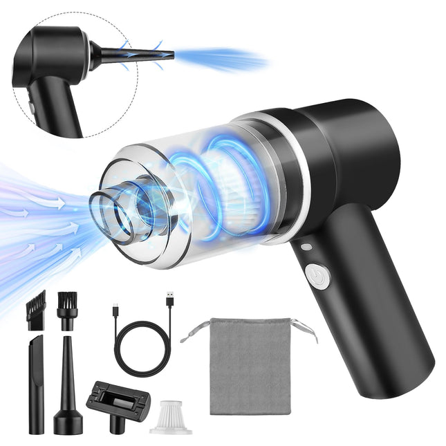 Wireless Handheld Car Vacuum Cleaner, 9000Pa Strong Suction, 2In1 Portable Mini Car Detailing Vacuum Cordless Rechargeable For Desk, Keyboard, Computer