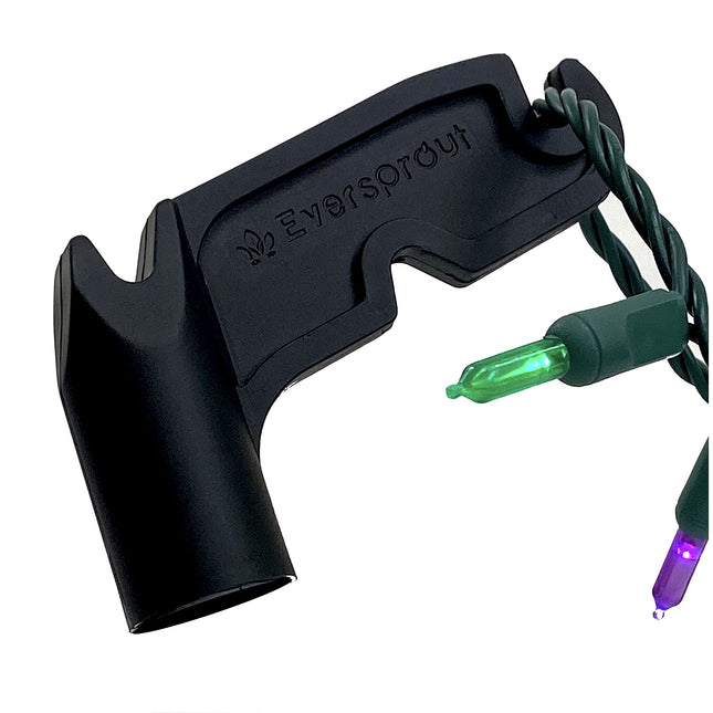 EVERSPROUT Utility Hook Installing and Hanging Christmas Lights, Bird feeders, Reaching High Places Lightweight, Fits on 3/4 inch Acme Thread Pole Tips (Hook Only, No Pole)