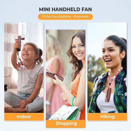 Mini Fan Portable, Portable Handheld Fan For Kids With Soft Blade, Safety Kids Fan Small Fan, Low Noise Personal Fan, Cute Batter
