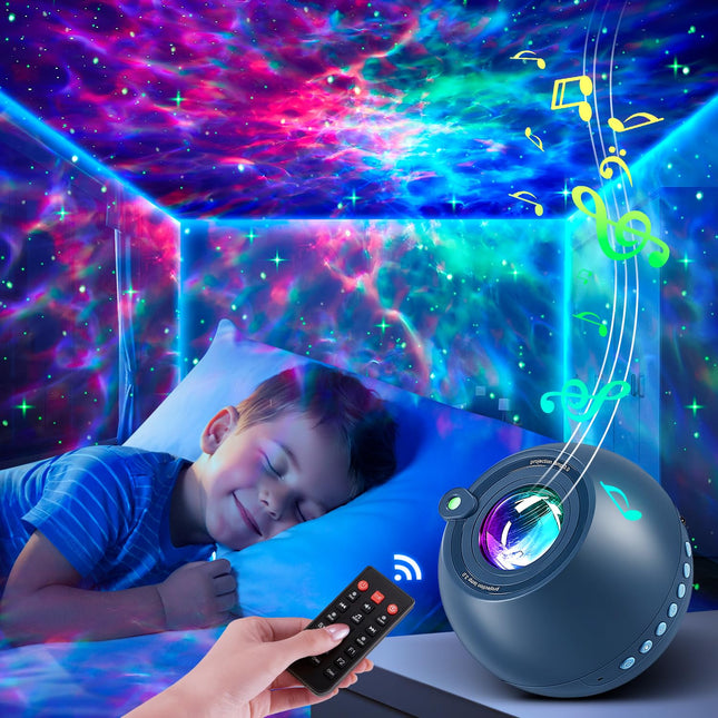 Galaxy Projector Star Projector,15 Color Galaxy Light Projector for Kids Room,15 White Noise Star Projector for Kids,Bluetooth Galaxy Lamp Night Sky Projector for Bedroom,Christmas s for Teen Boys