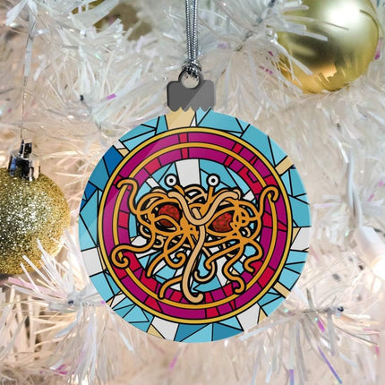 GRAPHICS & MORE Flying Spaghetti Monster Stained Glass Acrylic Christmas Tree Holiday Ornament