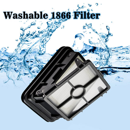 Crosswave Brush Roll And 1866 Filters For Bissel Crosswave 2306A Crosswave 1785 Series Vacuum 3 Pack 2460 Multisurface Brush Rolls & 3 Pack 1866 Vacuum Filters