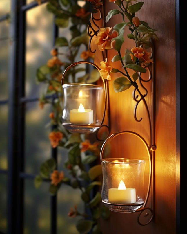 Homemory 12pcs Remote Candles, Timer Candles, 400+Hours Flickering Flameless Battery Operated LED Tea Lights Candles Votive Candles with Remote, for Tabletop Lighting, Table Centerpieces Decor