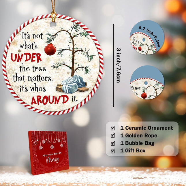 Funny Christmas Ornaments for Xmas Tree Decorations Ideas for Mom, Dad, Siblings, for Women, Men, Friendship s for Women Friends, Christmas Decor