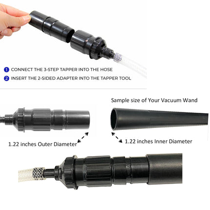 Maximalpower Minimicro Vacuum Cleaner Attachment Tool Kit 8 Pcs Set