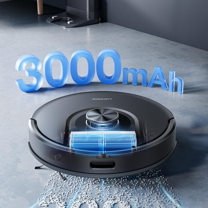 Laresar Robot Vacuums And Mop Combo, 5000Pa Strong Suction With Lidar Navigation, 3 In 1 Robot Vacuum Cleaner With Auto Carpet Boost, Selfcharging, App&Voice Control, Ideal For Pet Hairmars01