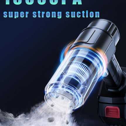 Wireless Handheld Car Vacuum Cleaner, 13000Pa Vacuum Cleaner And Air Dust Collector, Highpower Multi Nozzle Dry And Wet Dualpurpose Handheld Car Vacuum Cleaner, Suitable For Cars, Homes, Offices