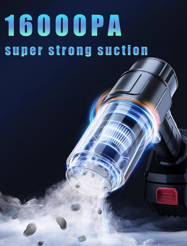 Wireless Handheld Car Vacuum Cleaner, 13000Pa Vacuum Cleaner And Air Dust Collector, Highpower Multi Nozzle Dry And Wet Dualpurpose Handheld Car Vacuum Cleaner, Suitable For Cars, Homes, Offices