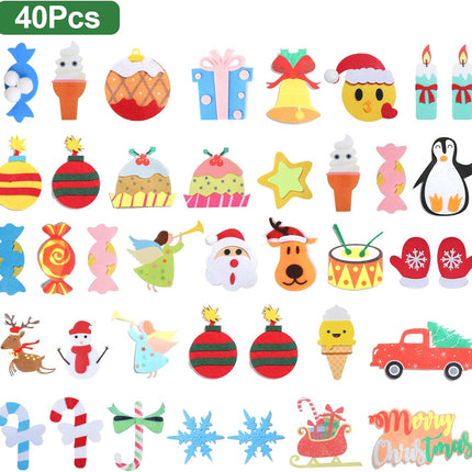 Felt Christmas Tree - 3.5 FT Wall Felt Christmas Tree for Kids with 40 Pcs Ornaments, DIY Xmas s for Christmas Decorations