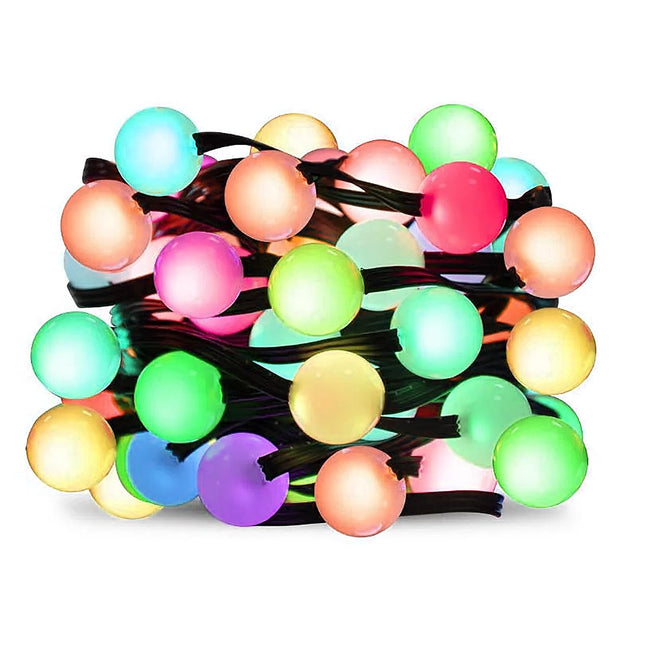 Color Changing LED String Lights, 16.5Ft Smart RGB LED Twinkle String Lights for Bedroom, Globe Fairy Lights USB Plug in with Remote & App for Indoor Outdoor Christmas Party Camping Tree Tent Decor