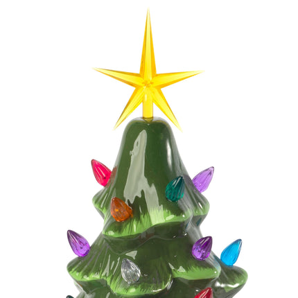 Creative Hobbies Gold Stars for Ceramic Christmas Tree Lights Plastic Light Decorations - Replacement Parts Christmas Tree Ornaments 2 Pack