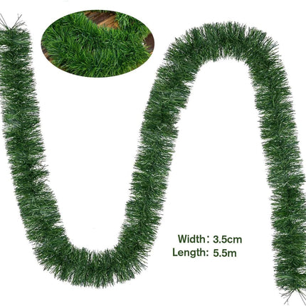 Christmas Garland,, Winter Decor for Home, 3 Strands, Each Strands 18FT/5.5M, Artificial Garland Set Greenery Pine Garland for DIY Thanksgiving Decor Xmas Decorations Winter Holiday Party Wedding